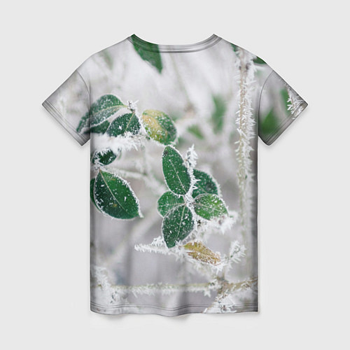 Женская футболка Green winter / 3D-принт – фото 2