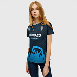 Футболка женская Monaco legendary форма фанатов, цвет: 3D-принт — фото 2