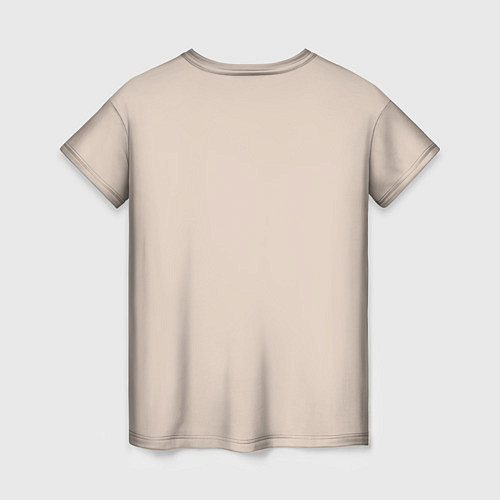 Женская футболка Поляна из рассыпанных алых сердечек / 3D-принт – фото 2