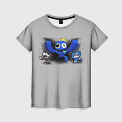 Женская футболка Синий и Хагги Вагги