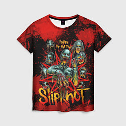 Футболка женская Slipknot red satan, цвет: 3D-принт
