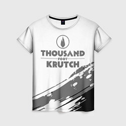 Футболка женская Thousand Foot Krutch логотип, цвет: 3D-принт
