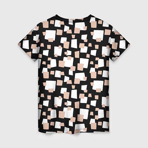 Женская футболка Геометрические фигуры разных размеров / 3D-принт – фото 2