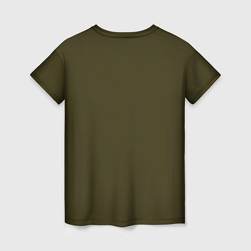 Женская футболка Котьмак Плотва коричневый / 3D-принт – фото 2