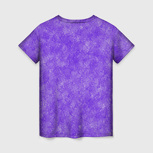 Женская футболка Фиолетовый мягкий / 3D-принт – фото 2