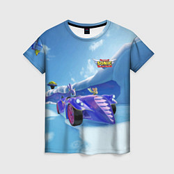 Футболка женская Blaze the Cat - Team Sonic racing, цвет: 3D-принт