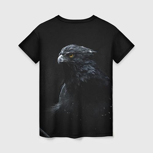 Женская футболка Тёмный орёл / 3D-принт – фото 2