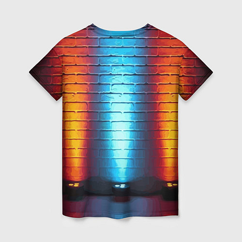 Женская футболка Мишка гитарист / 3D-принт – фото 2