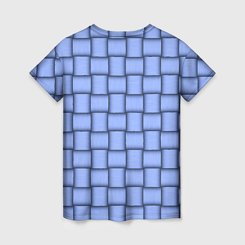 Женская футболка Фиолетовое ленточное плетение / 3D-принт – фото 2
