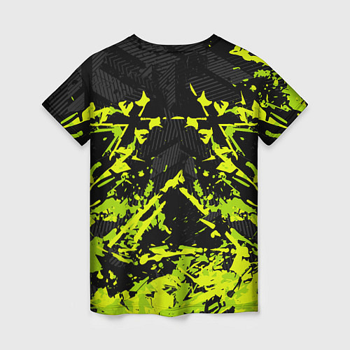 Женская футболка Сборная Бразилия пятна / 3D-принт – фото 2