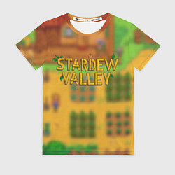 Женская футболка Огород в Stardew Valley