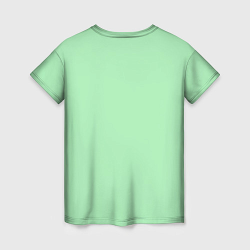 Женская футболка Мятный радуга / 3D-принт – фото 2