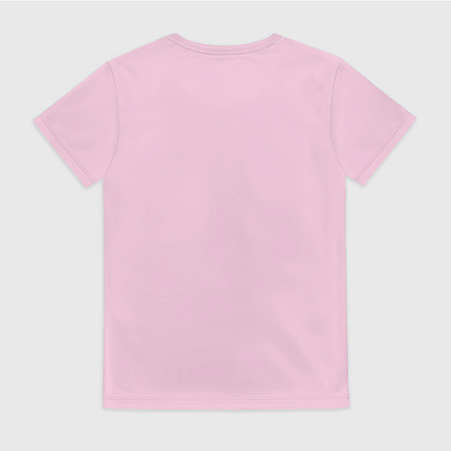 Женская футболка Розовый радуга / 3D-принт – фото 2