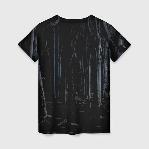 Женская футболка Сова в лесу / 3D-принт – фото 2