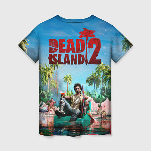 Женская футболка Dead island two / 3D-принт – фото 2