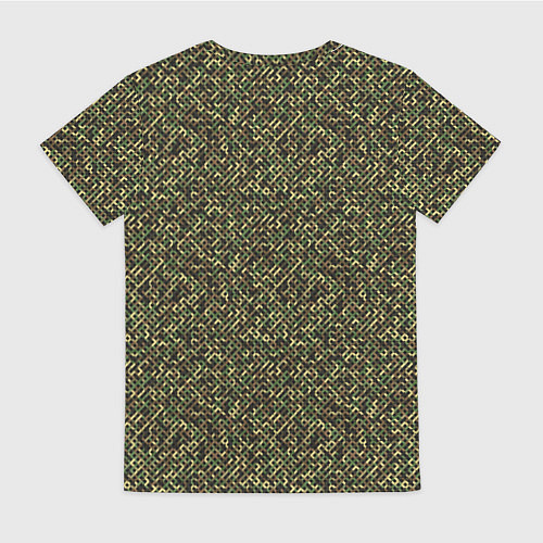 Женская футболка Милитари трубка / 3D-принт – фото 2