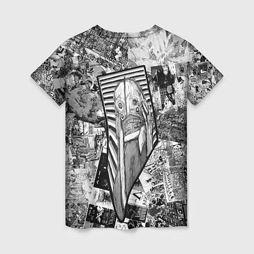 Женская футболка Пестрый трэш / 3D-принт – фото 2
