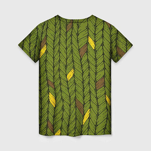 Женская футболка Вязаное полотно / 3D-принт – фото 2