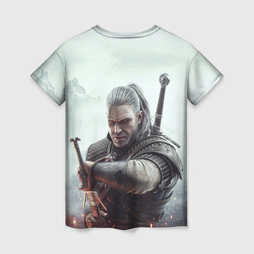 Женская футболка Ведьмак 3 дикая охота / 3D-принт – фото 2