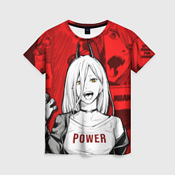 Футболка женская Chainsaw Man: Power, цвет: 3D-принт