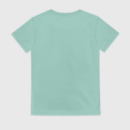 Женская футболка Человек - бензопила Пауэр с котиком / 3D-принт – фото 2