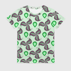 Женская футболка Зеленая капля