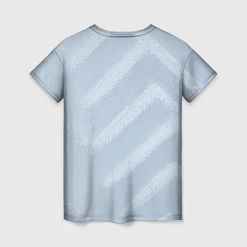 Женская футболка Снежный узор / 3D-принт – фото 2