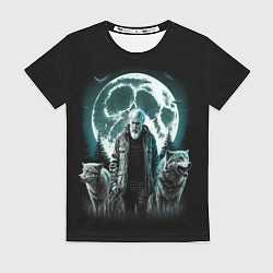 Футболка женская Король и Шут Лесник с волками, цвет: 3D-принт