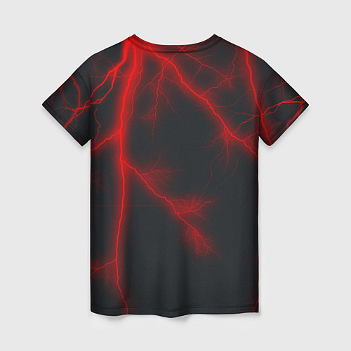 Женская футболка Брутальный оборотень / 3D-принт – фото 2