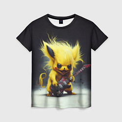 Женская футболка Rocker Pikachu