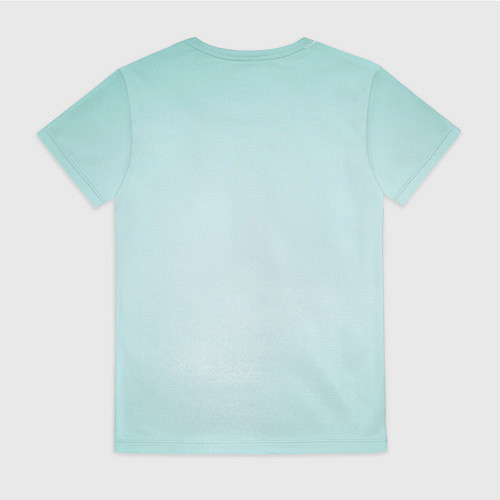 Женская футболка Ангелочки на день святого валентина / 3D-принт – фото 2