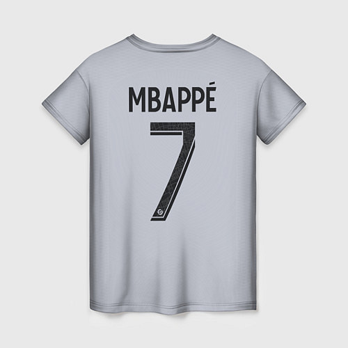 Женская футболка Килиан Мбаппе форма ПСЖ 2223 гостевая / 3D-принт – фото 2