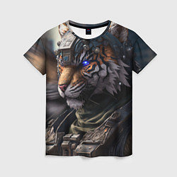 Женская футболка Battle Tiger