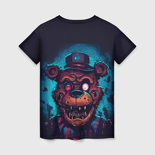 Женская футболка Фредди уничтожен / 3D-принт – фото 2