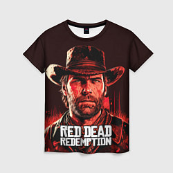 Женская футболка Артур Морган, искупление