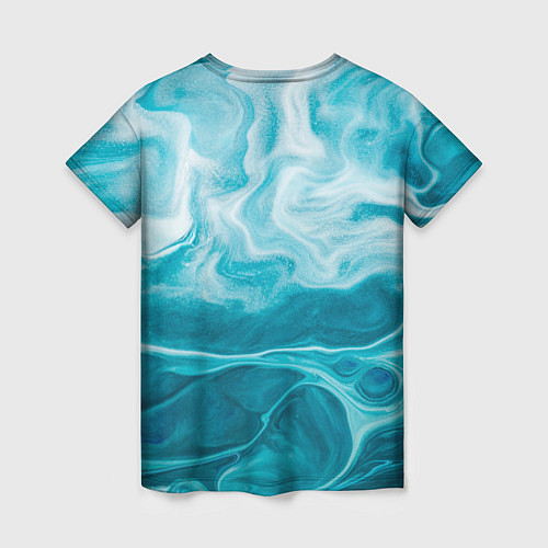 Женская футболка Морской бриз / 3D-принт – фото 2
