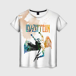 Футболка женская Led Zeppelin rock, цвет: 3D-принт