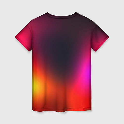 Женская футболка Абстрактная текстура / 3D-принт – фото 2