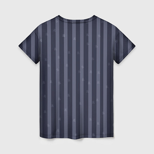 Женская футболка Уэнсдей Аддамс - темная сторона окна / 3D-принт – фото 2