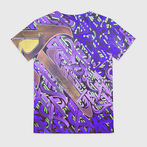 Женская футболка Calligraphic Japan / 3D-принт – фото 2