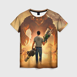 Женская футболка Serious Sam