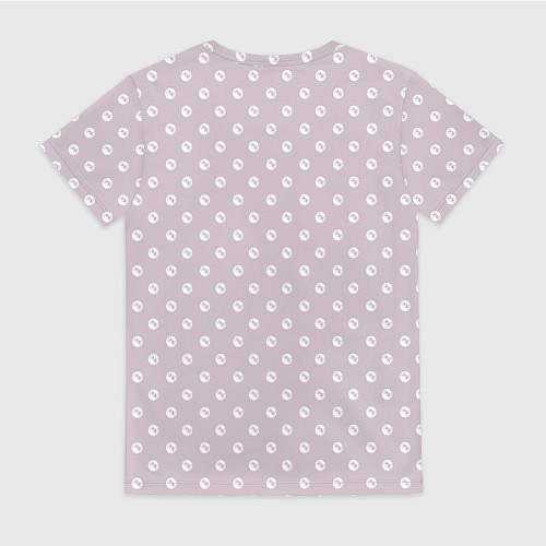 Женская футболка Розовые листья берёзы / 3D-принт – фото 2