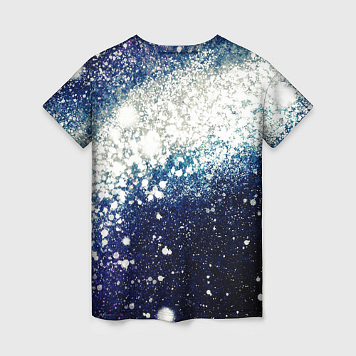 Женская футболка Необъятные просторы вселенной / 3D-принт – фото 2