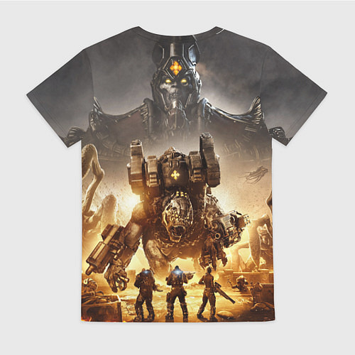 Женская футболка Gears Tactics / 3D-принт – фото 2