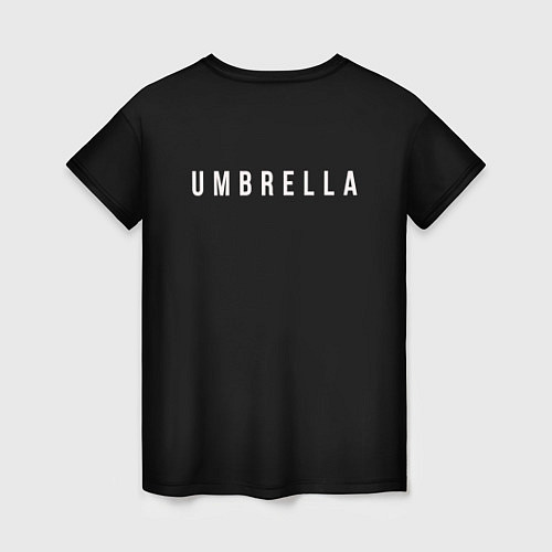 Женская футболка Resident evil umbrella / 3D-принт – фото 2