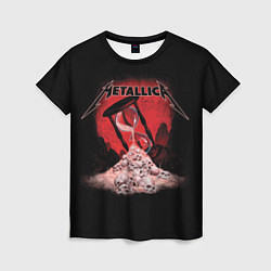 Женская футболка Metallica - время