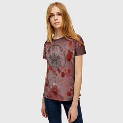 Футболка женская Anime Girl, цвет: 3D-принт — фото 2