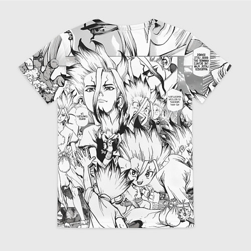 Женская футболка Исигами Сенку - Доктор Стоун / 3D-принт – фото 2