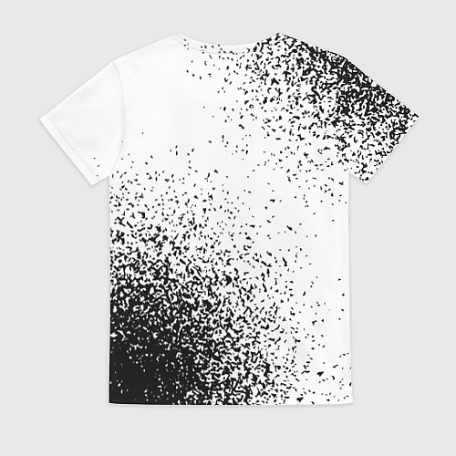 Женская футболка Deep Purple и рок символ на светлом фоне / 3D-принт – фото 2