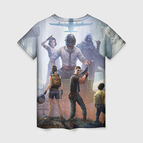 Женская футболка PUBG банда / 3D-принт – фото 2
